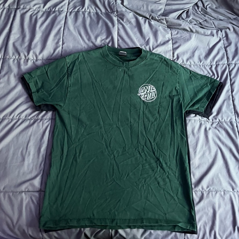 Large Green Santa Cruz T shirt